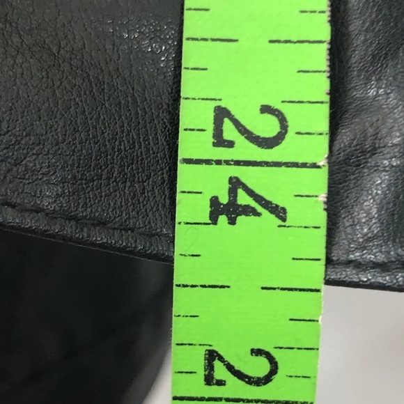 Womens Black Faux Leather Jacket.Size medium. Breast Cancer Fundraiser - Picture 5 of 8